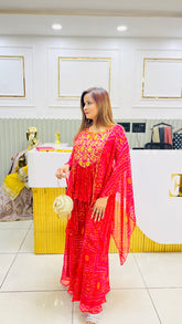 “MIRAYAH” BANDHANI 2 PIECE SET